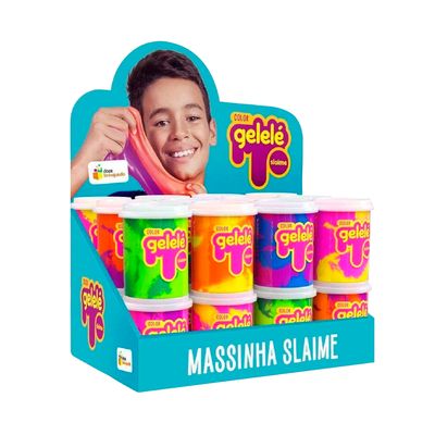 Gelelé Slime Doce Brinquedo Pote Colorido - Item Sortido
