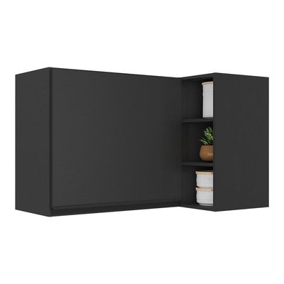 Armário De Cozinha Aéreo De Canto Veneza Mp3742.895 Preto