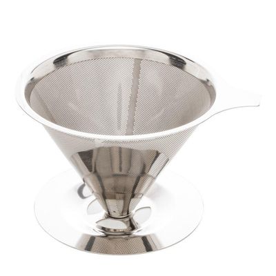 Filtro Para Café De Aço Inox N°102 14,5 X 9 Cm Lyor