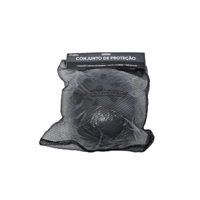 Kit de Proteção Le com Capacete e Acessórios Preto