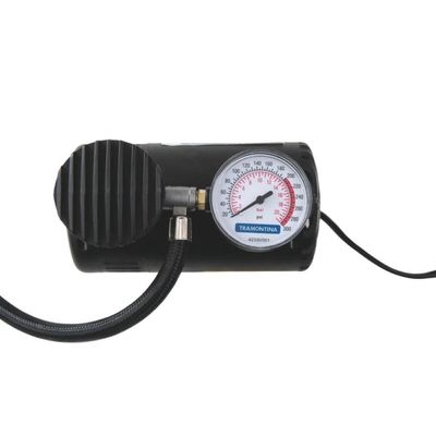 Mini Compressor de Ar Portátil Tramontina para Carros Encher Pneu 50w 12v Inflador Bola Boia