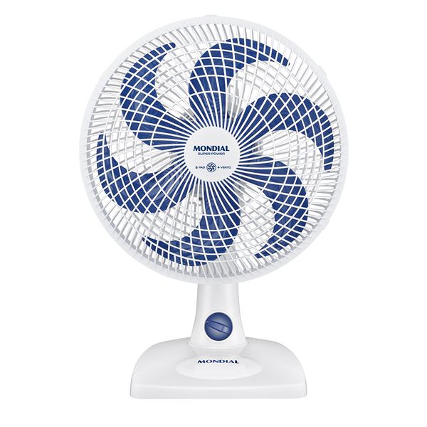 Ventilador de Mesa Mondial 6 Pás Super Power Branco VSP-30-W - 30cm 220V