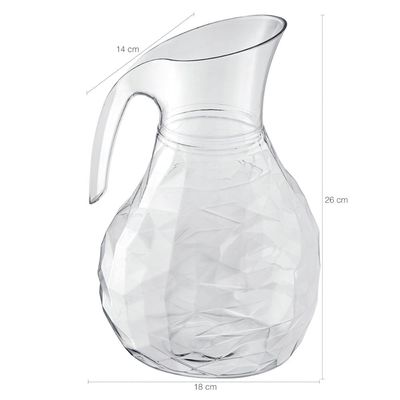Jarra Plástica Com Alça 2,3L Para Água E Suco UZ