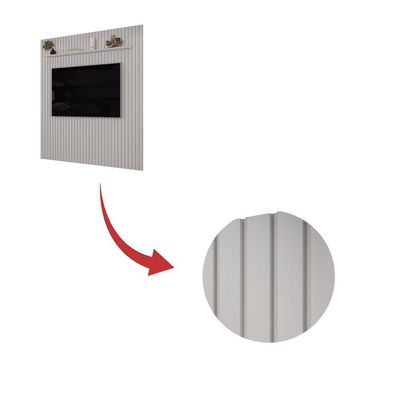 Painel Trento Ripado Para Tvs Até 75 Polegadas Bali