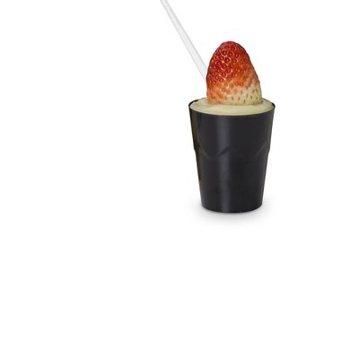 Mini Colher Strawplast com 100 Unidades Cristal