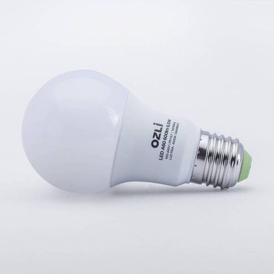 Kit C/ 10 Lampadas Led 6,5w A60 3000k E27 Bivolt Branco Quente