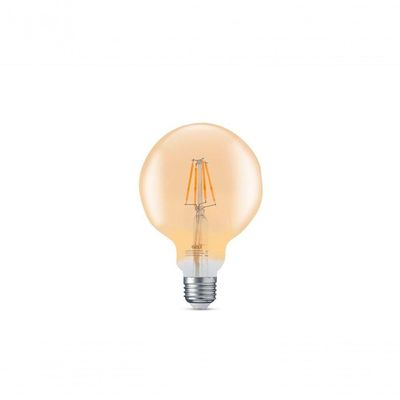 Kit C/ 10 Lâmpadas Led Globo 4w Filamento 2300k E27 Bivolt Decorativa