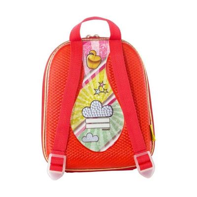 Mochila Escolar Infantil De Costas Branca De Neve Vermelha