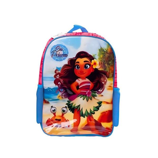 Mochila Infantil De Costa Princesa Do Mar