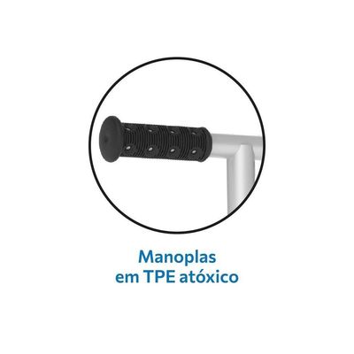 Patinete Skatenet Infantil Led Ajustável Azul Bandeirante