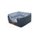 Cama Para Cachorro Toca Quadrada Em Corino + Poliéster Azul Lv Média (m) 40 X 40 X 40 Cm