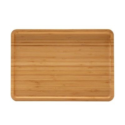 Bandeja Retangular Dobrável Para Braço De Sofá De Bambu Lyor