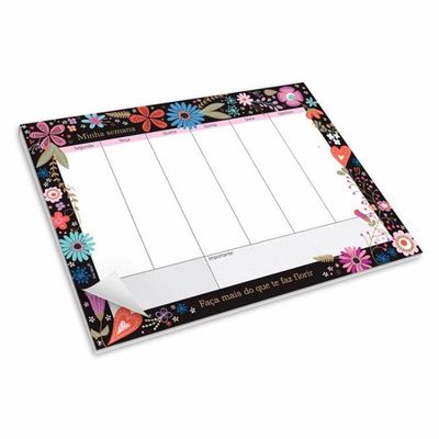 Bloco Semanal 52 Folhas Fiore