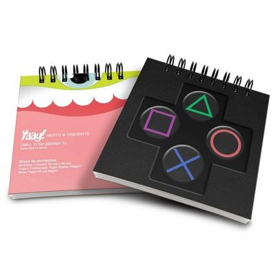 Bloco De Anotações Joystick Ps