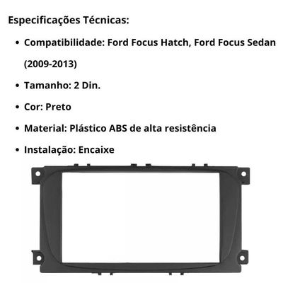 Central Multimidia Ford Focus Hatch Carplay Android Auto