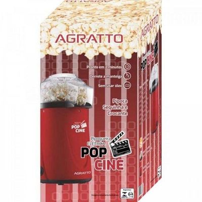 Pipoqueira Agratto Pop Cine Vermelha