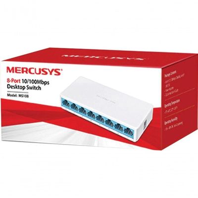 Switch De Mesa 8 Portas 10-100 Mbps