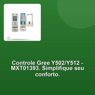 Controle Remoto Gree Y502 Y512 Mxt01393