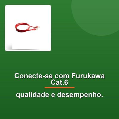 Patch Cord Furukawa Cat.6 1.5m Vermelho