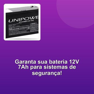 Bateria 12v 7,0ah Segurança