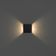 Balizador De Solo Led Stella Way Side 2 Fachos 1,5w Bivolt Preto - 3000k - Luz Amarela