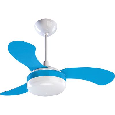 Ventilador de Teto 3 Pás Ventisol Petit Globo com Dimmer 3 Velocidades Rosa / 127V