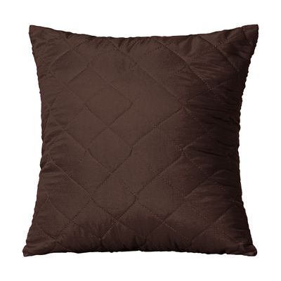 Capa de Almofada MR 45cm x 45cm 1 Peça Matelada 100% Poliéster - Marrom