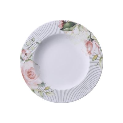 Prato Fundo Tramontina Ornatta em Porcelana Decorada 23 cm