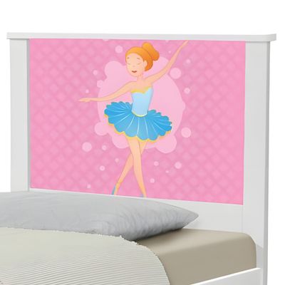 Cama Solteiro Infantil 195x96cm para Quarto Personagens Bailarina K02 - D'Rossi