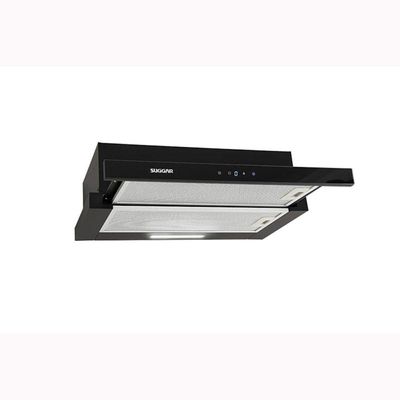 Depurador De Embutir Slim Touch 60 Cm Preto Suggar 220V