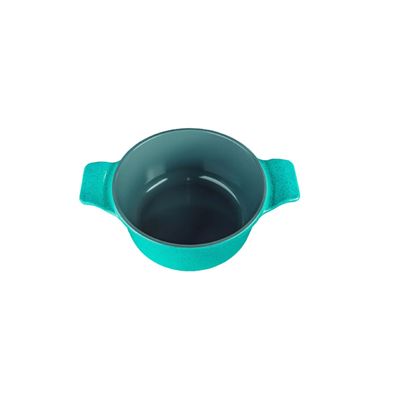 Caçarola Azul Turquesa Antiaderente Cerâmica Javali AA 16cm