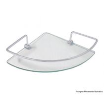 Porta Shampoo Hidrolar Vidro Canto 20Cm
