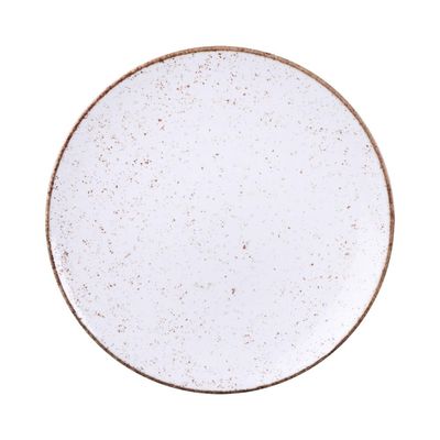 Prato Raso Tramontina Rustico Marrom MaxForce em Porcelana 27 cm
