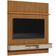 Painel Ripado Para TV 75 Pol Slats e Bancada Lisa 219x250cm L05 Nature Off White - Lyam Decor
