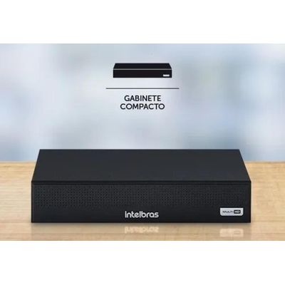 Kit 4 Câmeras Intelbras Full Hd 1220 E Dvr 8 Canais Completo
