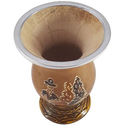 Kit Cuia e Bomba Chimarrão Tererê Porongo