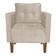 Poltrona Sala Decorativa Livia Pé Madeira Castanho Suede Bege M11 - D'Rossi