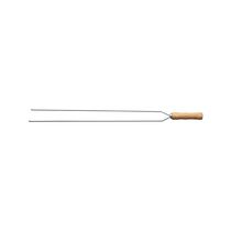 Espeto Duplo para Churrasco Tramontina com Lamina em Aço Inox e Cabo de Madeira 75 cm