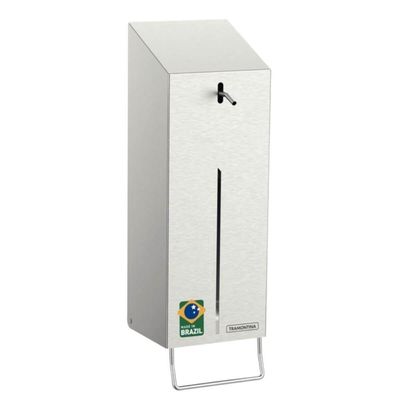 Dispenser de Parede Sabonete Líquido 1L Aço Inox Acetinado Tramontina Suporte Multiuso