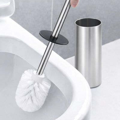 Escova Sanitária com Suporte Aço Inox Tramontina Lavatina Vaso Sanitário Banheiro Lavabo
