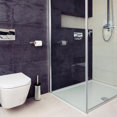 Escova Sanitária com Suporte Aço Inox Tramontina Lavatina Vaso Sanitário Banheiro Lavabo