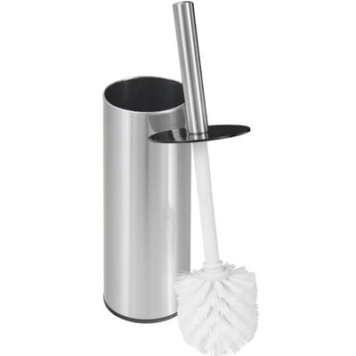 Escova Sanitária com Suporte Aço Inox Tramontina Lavatina Vaso Sanitário Banheiro Lavabo
