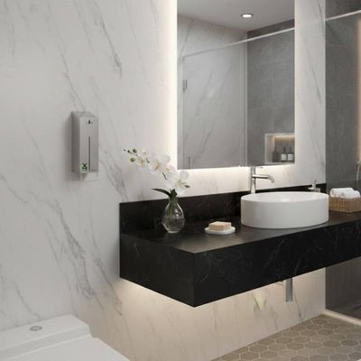 Dispenser de Parede Sabonete Líquido 1L Aço Inox Acetinado Tramontina Suporte Multiuso