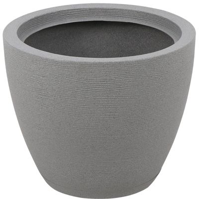 Vaso de Flor Tramontina Asteca Plástico Granito Pedra Jardim Hall de Entrada Flores Plantas