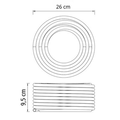 Mangueira de Jardim Flex Tramontina PVC 10m Reforçada Verde Faixa Preta Engate Rosqueado e Esguicho