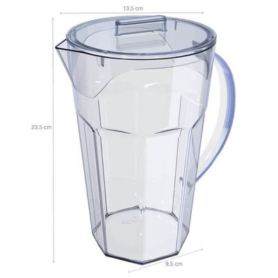 Jarra De Suco Com Tampa 1,8L Água Bico Dosador