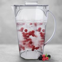 Jarra De Suco Com Tampa 1,8L Água Bico Dosador