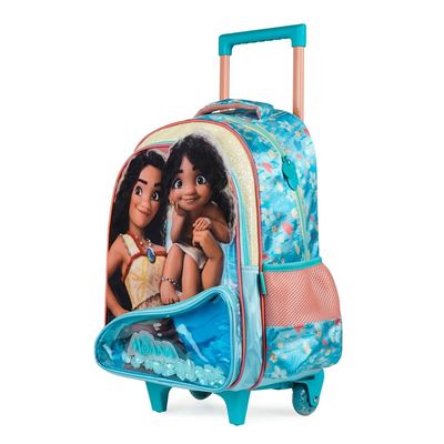 Kit Mochila de Rodinha, Lancheira e Estojo Moana