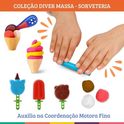 Kit Massinha Sorveteria Divertoys