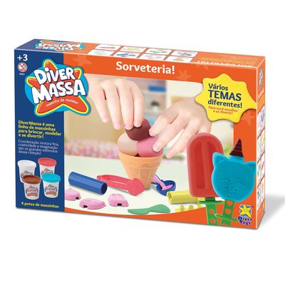 Kit Massinha Sorveteria Divertoys